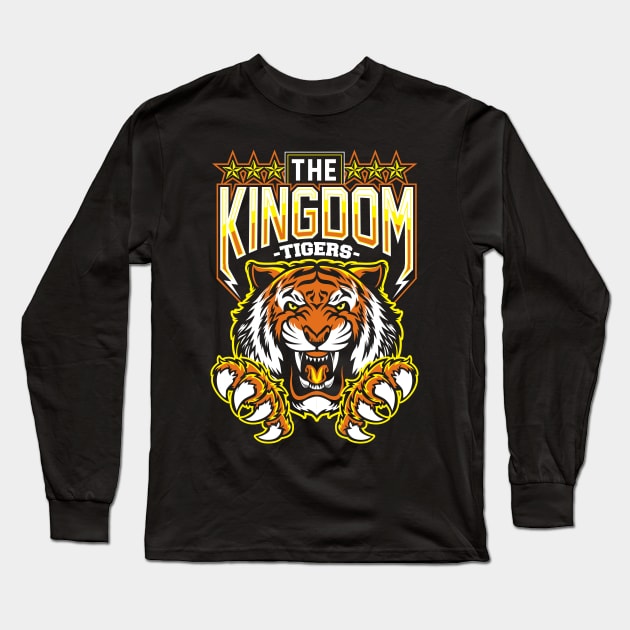 The Kindom Tigers Shiva T Shirt Long Sleeve T-Shirt by Gavinstees